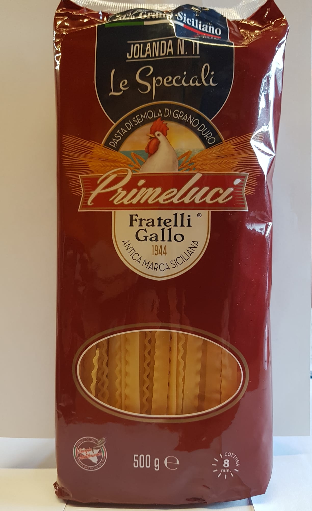 PASTA PRIMELUCI 500gr. JOLANDA N°11 TRAFILATA AL BRONZO