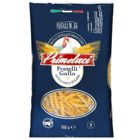 PASTA PRIMELUCI 1Kg. FUSILLI N°55