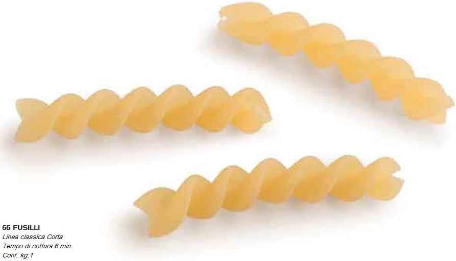 PASTA PRIMELUCI 1Kg. FUSILLI N°55 - immagine 2