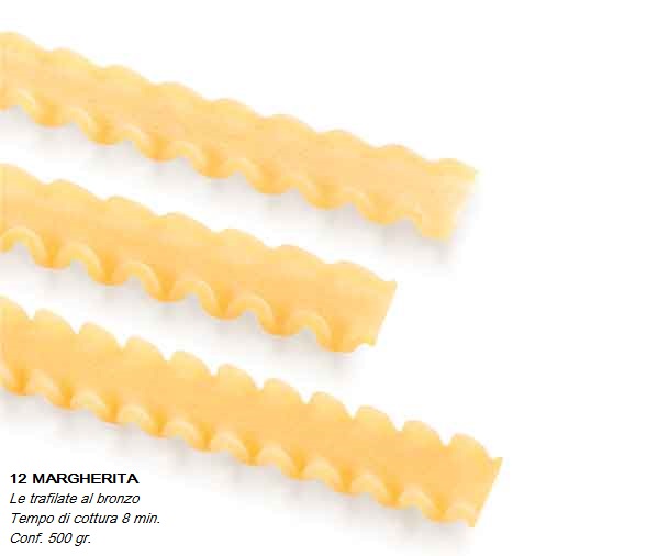 PASTA PRIMELUCI 500gr. MARGHERITA 12 TRAFILATA AL BRONZO - immagine 3