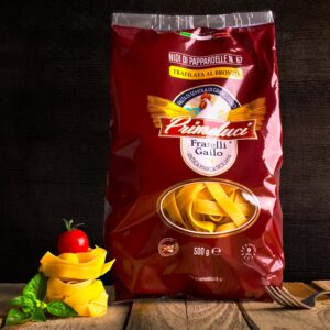 PASTA PRIMELUCI 500gr. NIDI DI PAPPARDELLE N°67 TRAFILATA AL BRONZO