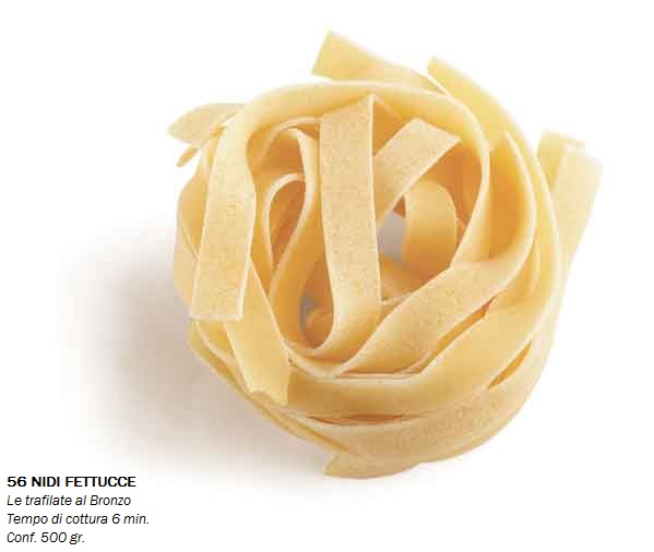 PASTA PRIMELUCI 500gr. NIDI DI FETTUCCE N°56 TRAFILATA AL BRONZO - immagine 2