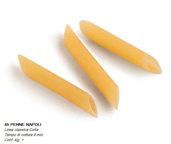PASTA PRIMELUCI 1Kg. PENNE NAPOLI N°45 - immagine 2