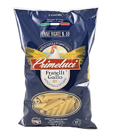 PASTA PRIMELUCI 1Kg. PENNE RIGATE N°59